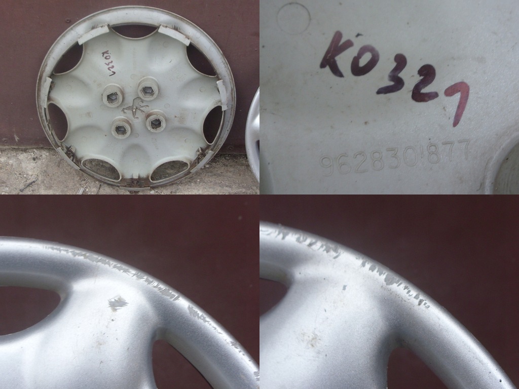 PEUGEOT 106 HUBCAPS ORIGINALE 13" 9628301877 Product image