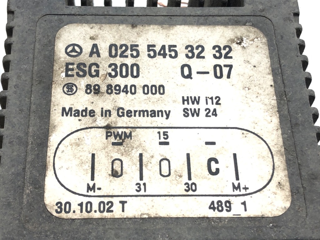 MODUL VENTILATOR MERCEDES VANEO A0255453232 1.6 102KM 02-05 CONTROLLER Product image