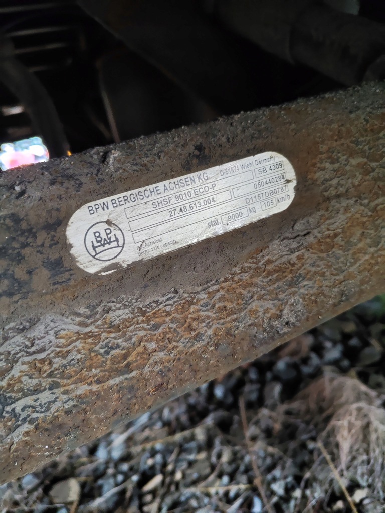 REMORCĂ AXĂ BPW ECO PLUS DISCURI SHSF 9010 ECO-P SB 4309 27.48.613.004 Product image