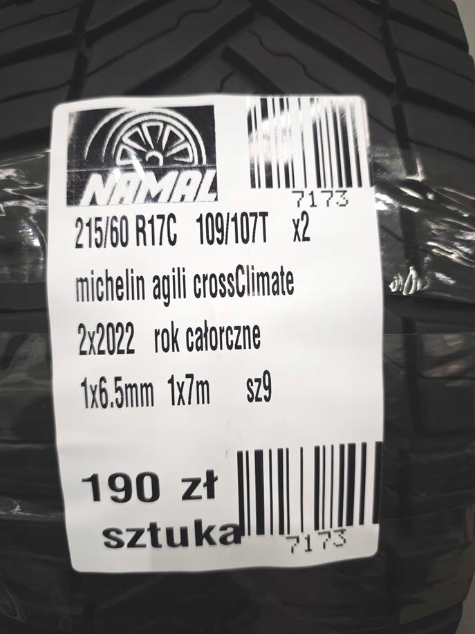 215/60r17c michelin 2022 toate anvelopele 7mm 7173 Product image