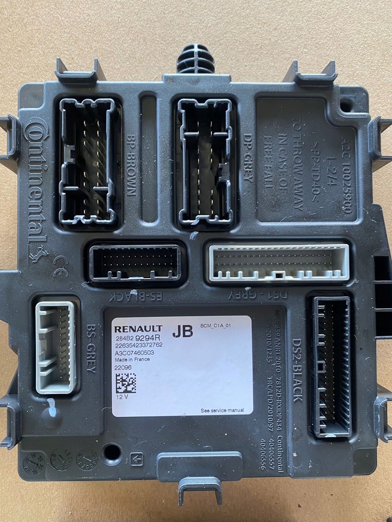 CALCULATOR HIBRID RENAULT CAPTUR II BCM 259154859R 284B29294R 237A00158R Product image