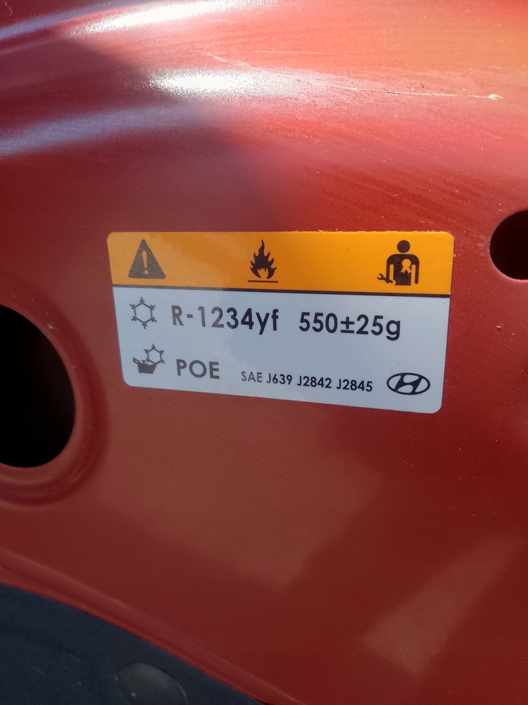 D233 - capota fata Hyundai POE SAE J639 J2842 J2845 Hyundai Product image