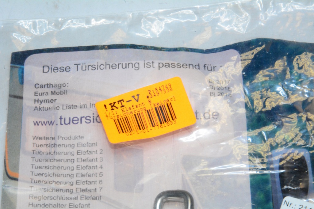 Încuietoare ușii rulotei Elefant 8 Product image