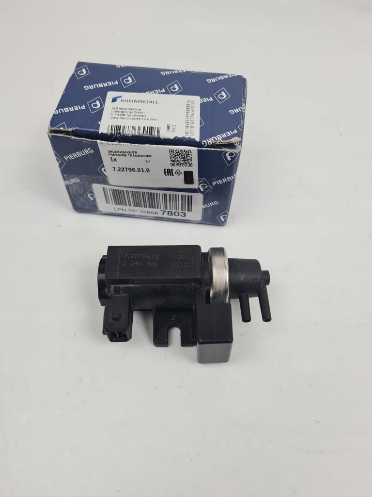 Convertor de presiune Pierburg Controlul gazelor de evacuare 7.22796.01.0 BMW 1 bucată Product image