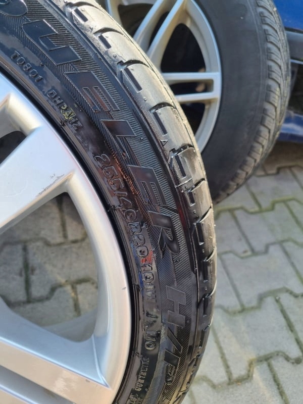 JANTE ANVELOPE MERCEDES GLK W204 255/40R20 BRIDGESTONE Product image