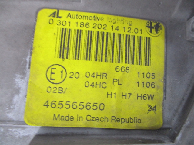 ALFA ROMEO 147 SI FA DREAPTA, LAMPA FATA, ORIGINAL Product image