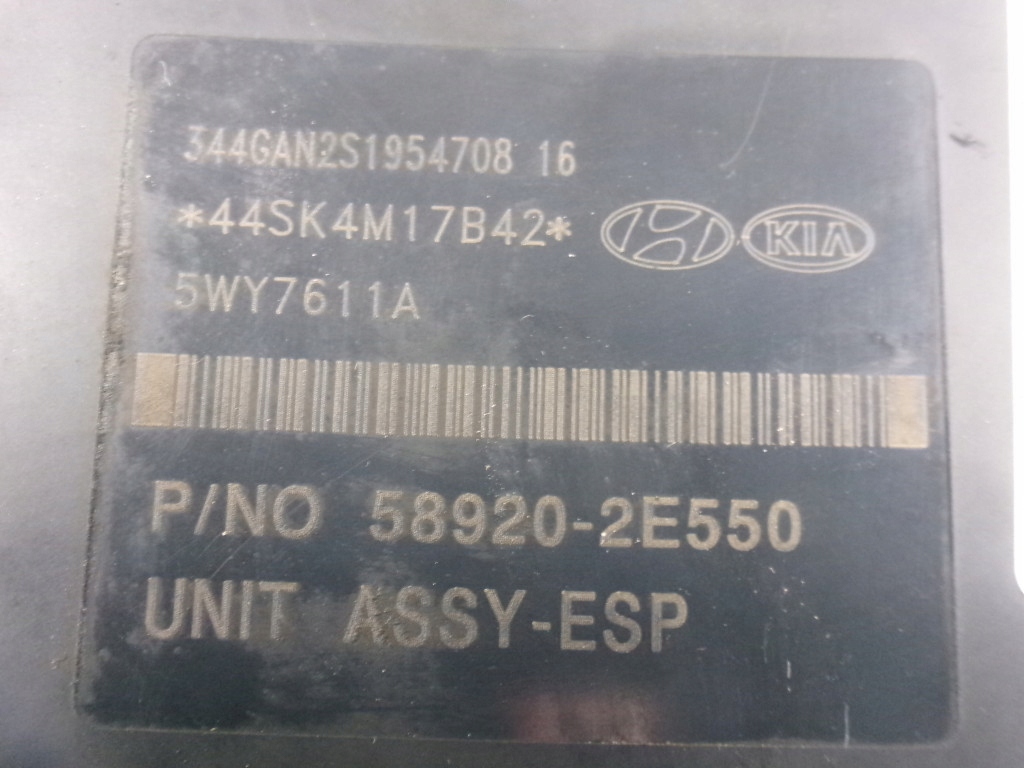 Hyundai Tucson și JM ABS PUMP 58920-2E550 MANDO 5WY7611A Controller Product image