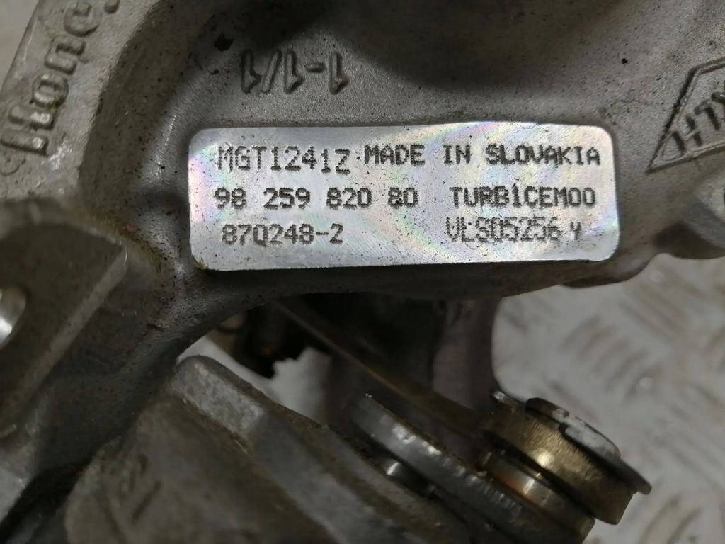 TURBOCOMPRESSOR OPEL GRANDLAND CORSA F PEUGEOT 308 CITROEN C4 C5 1.2 THP Product image