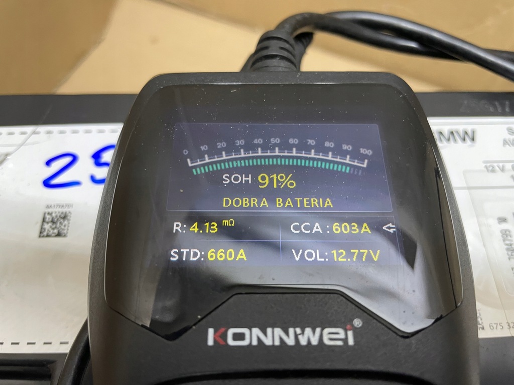 AGM START-STOP 12V 60AH 660AH BMW 2021R BATERIE Product image