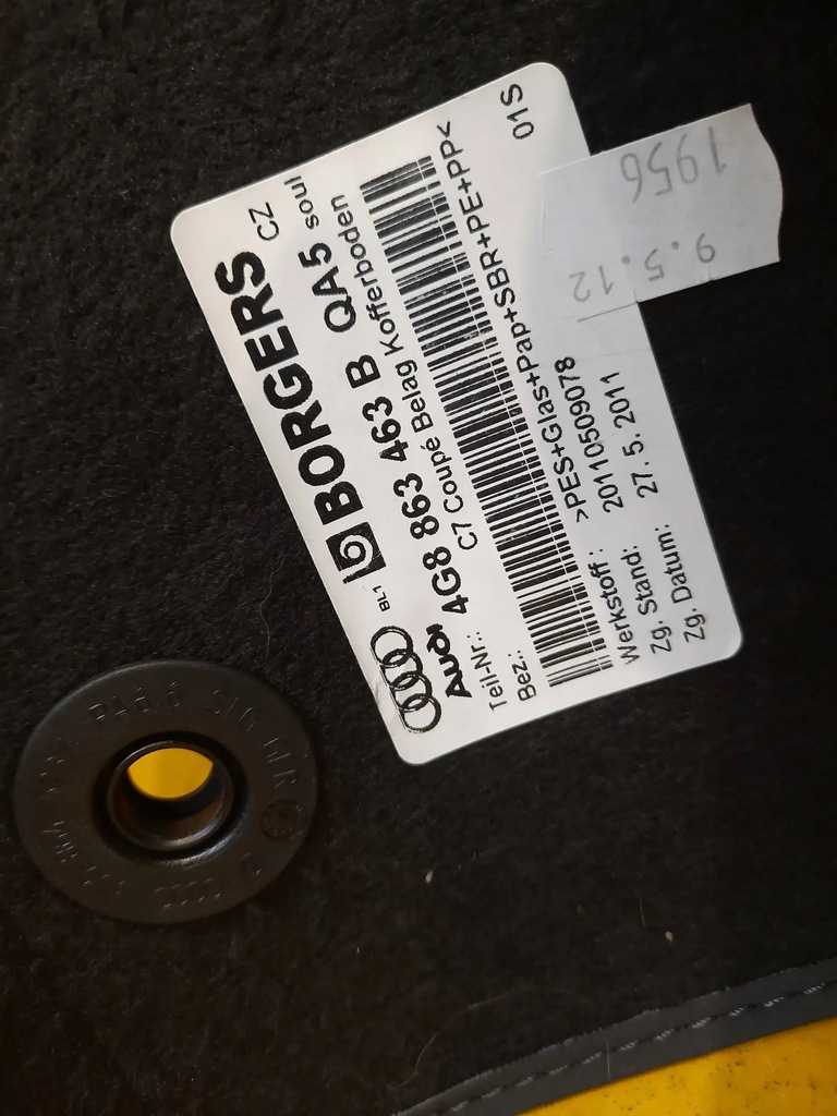Căptușeală portbagaj Audi A7 4G 4G8863463B Product image