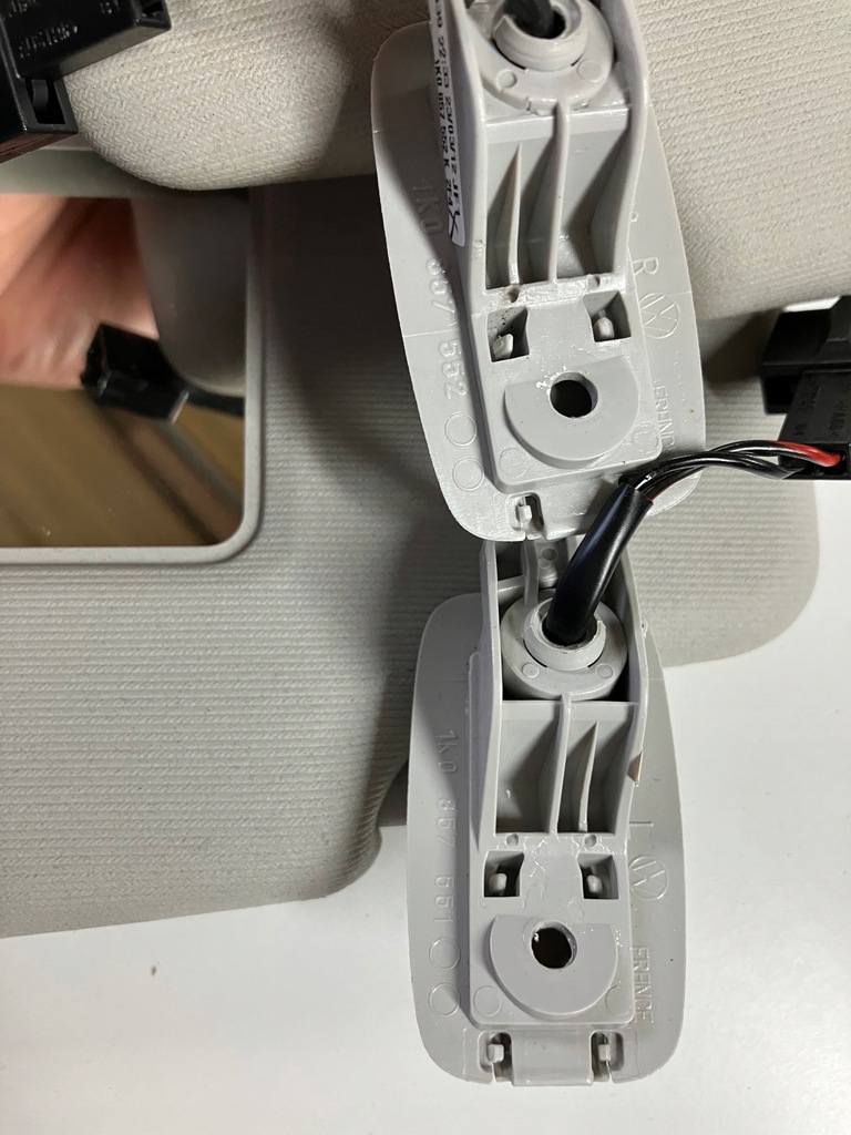 Vizoare, parasolare, montaj, Set, stanga, dreapta, Passat B7 Product image
