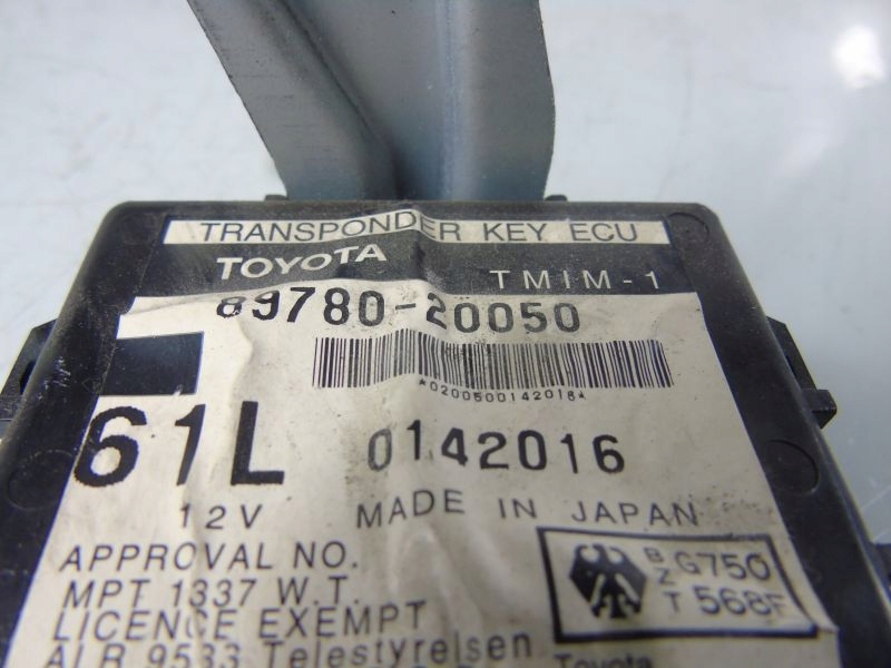 TOYOTA CELICA VI MODUL CONTROLLER 89780-20050 Product image