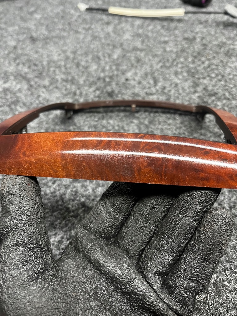 Cadru de centtor, consolă centrală, lemn VW Touareg 7L6863337E Product image