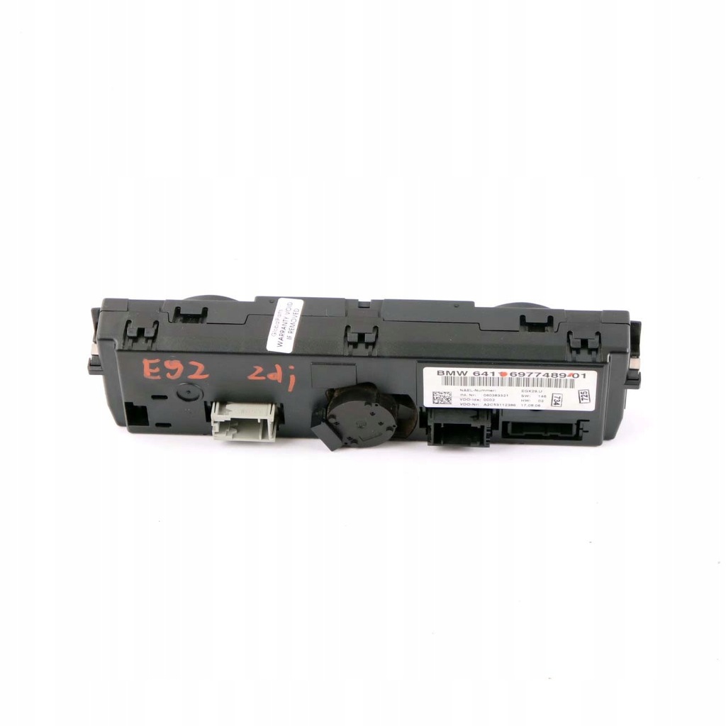 BMW E92 E93 Comutator panou de control aer conditionat 6977489 Product image