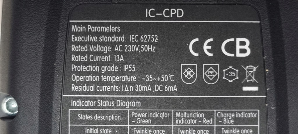 Încărcător electric rapid 230W tip2 EVP3-2-16A5-E-0V0S Product image