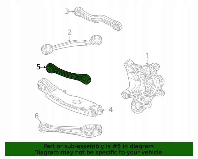 JEEP GRAND CHEROKEE WL 2021 - BRAT COMANDĂ SPATE STÂNGA DREAPTA 68401957AC Product image