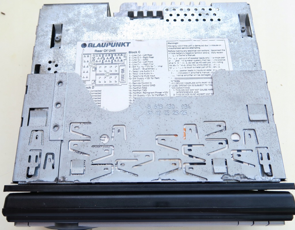 RADIO BLAUPUNKT HAMBURG MP68 BLUETOOTH BMW OPEL AUDI MERCEDES VW RENAULT Product image