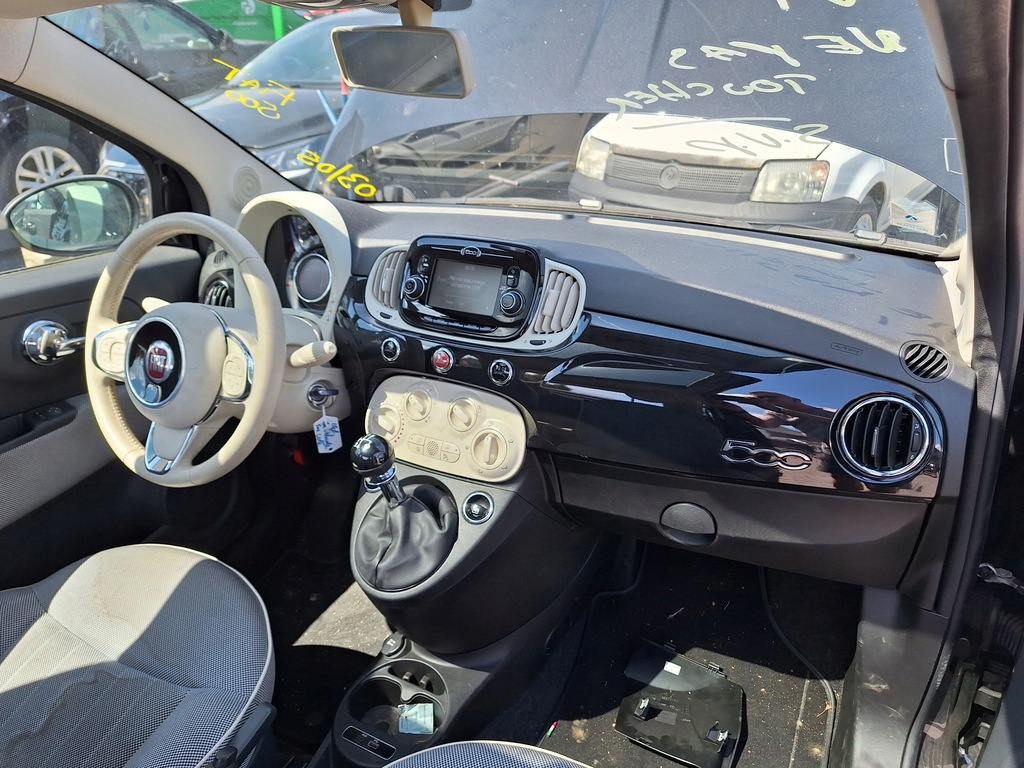 FIAT 500 CUREA DE INFORTARE LAMPA APOI BARA FATA LIFT 876 NERO Product image