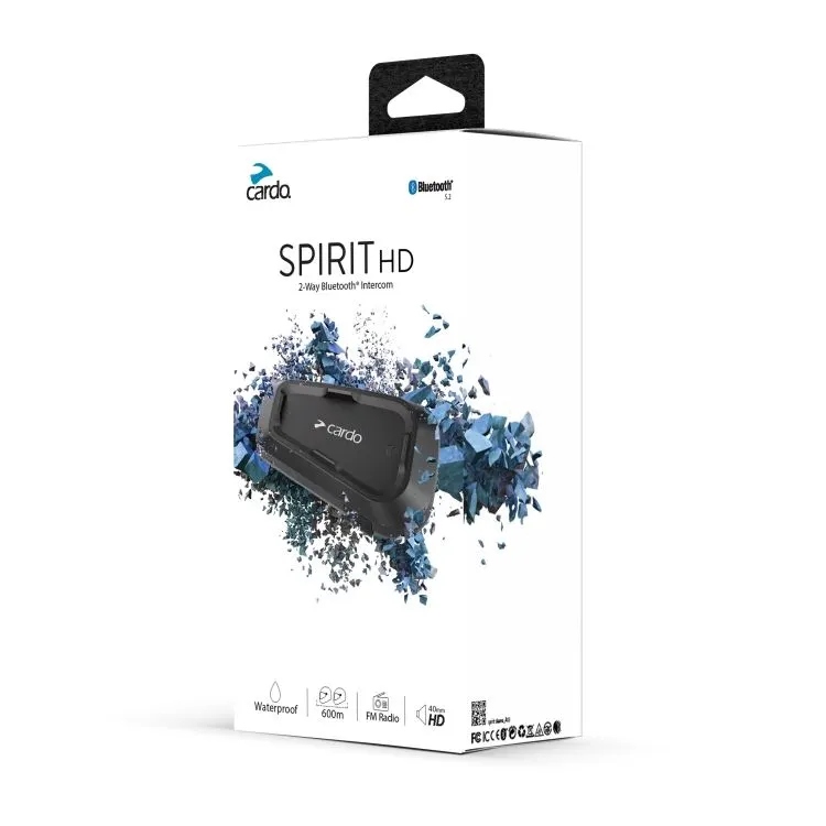 Interfon universal pentru motocicleta CARDO SPIRIT HD SINGLE pentru 1 casca Product image