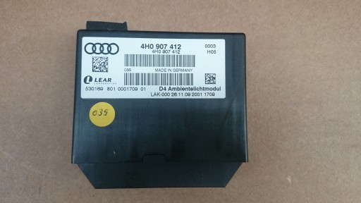 Controler confort iluminare Audi A8 4H0907412