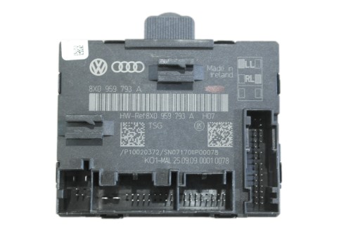 AUDI A1 MODUL CONTROLLER UȘĂ STÂNGA 8X0959793A