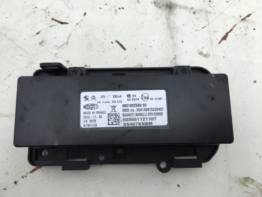 CONTROLLER MODUL BLUETOOTH PEUGEOT 208 I 1.2 VTI
