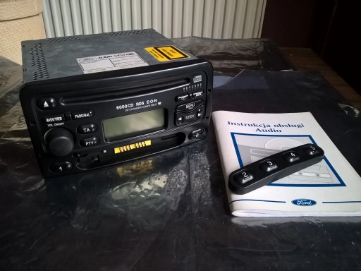RADIO FORD MONDEO FOCUS FIESTA 6000CD RDS EON + COD