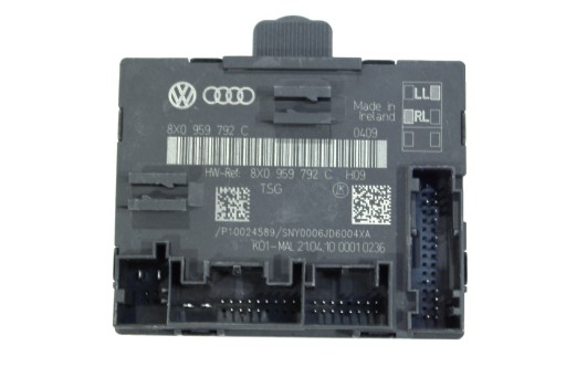 CONTROLLER AUDI A1 MODUL UȘĂ DREAPTA 8X0959792C