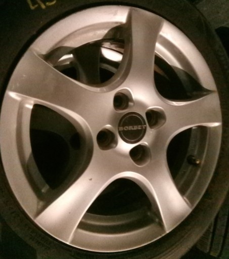 Jante din aliaj 15'' 4x100, Borbet Kia, Toyota, Hyundai, Suzuki