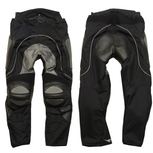 Pantaloni motociclisti barbati negri WILLSPORT cu protectii, marimea XL