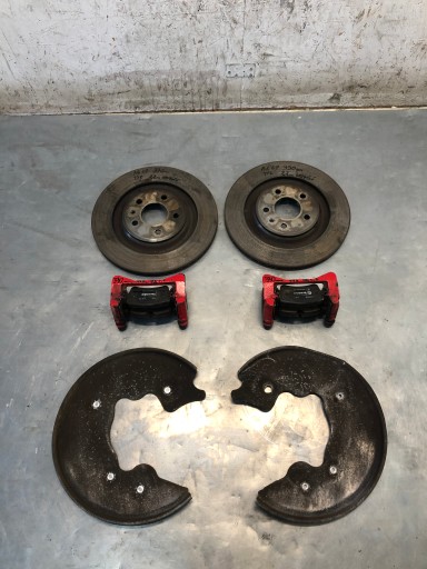 Frâne din spate Audi A6 C7 Clemps Brembo Discuri 330mm Blocuri originale