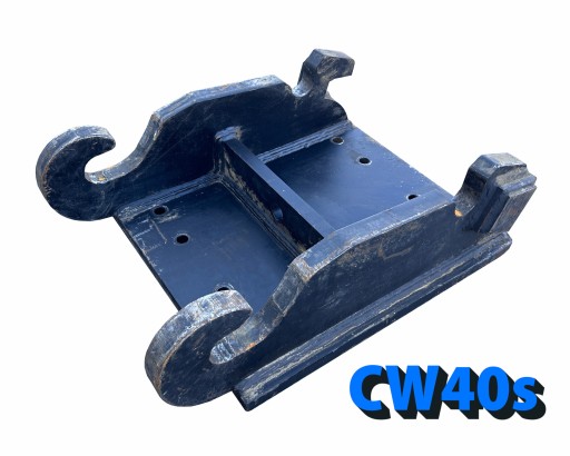 Placa adaptor de montare VERACHTERT CW40s cârlige găleată pentru ciocan