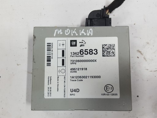 OPEL MOKKA 12-16 ani RADIO CONTROLLER MODULU U4D 13426583