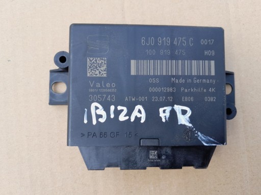 IBIZA IV POLO FABIA PARKTONIK PDC MODULE 6J0919475C