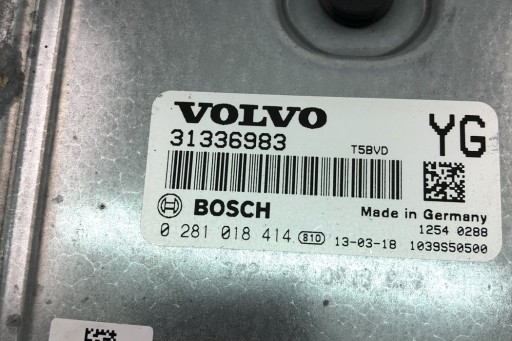 ECU Volvo S60 II 31336983 2013 Unitatea de control a motorului