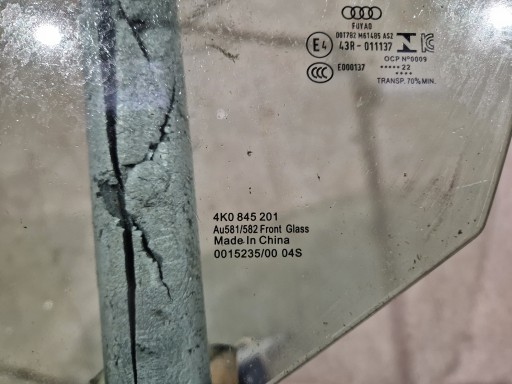 Fereastra ușii Față din stânga Audi A6 C8 2021R 4K0845201