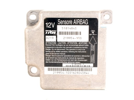 MODUL SENSOR AIRBAG FIAT CROMA II