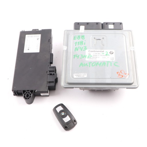 BMW E87 LCI E90 Motor Controller + Cheie automată CAS3 7599881