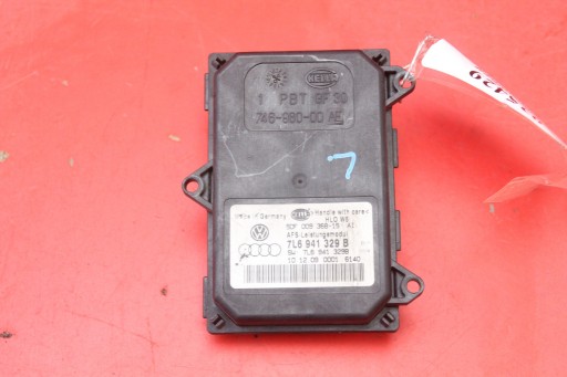 MODUL DE DIRECȚIE XENON STÂNGA 7L6941329B SKODA SUPERB 2 II 08-13