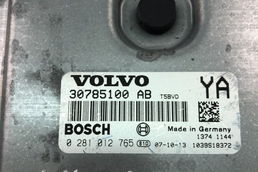 ECU Volvo S80 II (AS) 30785100 AB 2007 Unitatea de control a motorului 2007