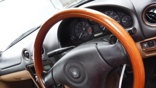 Volan din lemn Nardi Torino Mazda MX-5 buton