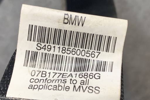 Centura de siguranță față dreapta BMW 5 (E60) 6065400 3.0L benzină 160KW