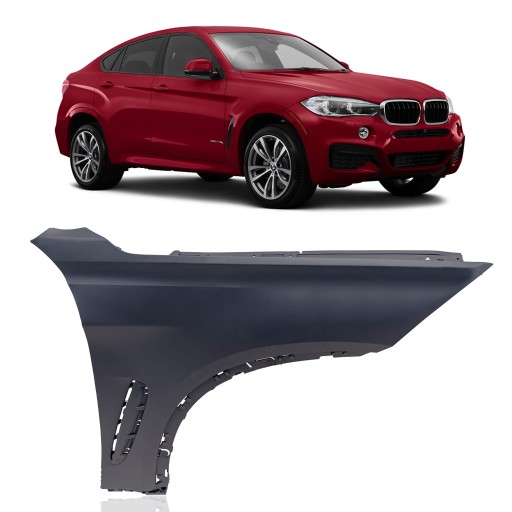 BMW X6 F16 2014-2019 Front Fender dreapta 51657418956