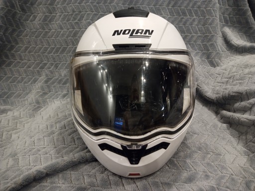 Casca Moto Flip Up NOLAN N104 L Alb