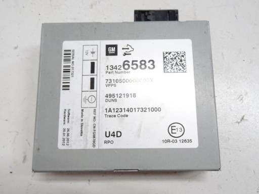 OPEL INSIGNIA A MODULUL CONTROLLER PDC
