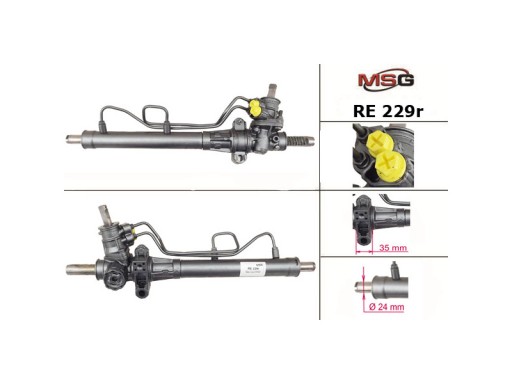 Crema de direcție și pinion Renault Clio II 98-05, Kangoo 97-07