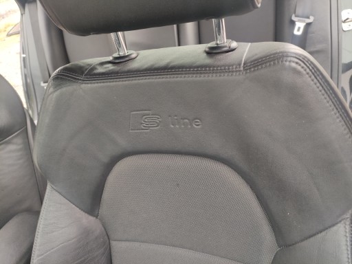 Audi A4 B7 S line sedan, scaune piele + panouri laterale, cap