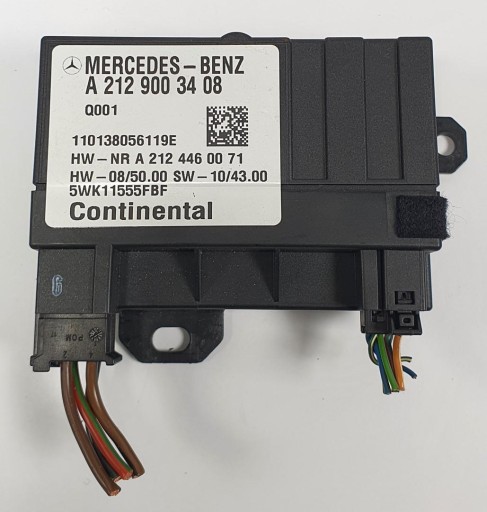 MERCEDES W204 MODUL CONTROLER POMPĂ DE COMBUSTIBIL A2129003408