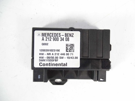 Mercedes W204 W212 W218 CONTROLLER POMPE DE COMBUSTIBIL A2129003408