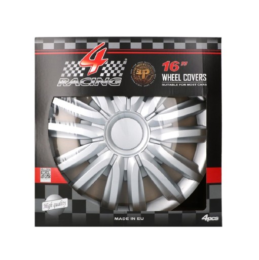 16 -Inch Hub -uri auto în set de 4 piese